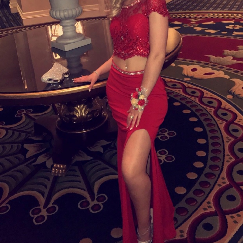 Beautiful 2 Piece Prom Dress